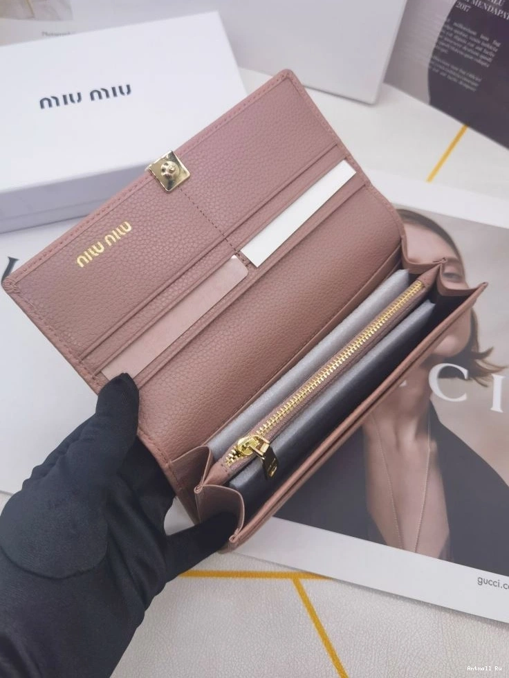 MoistureWicking Miu Purse Miu 85851 Wallets 0727